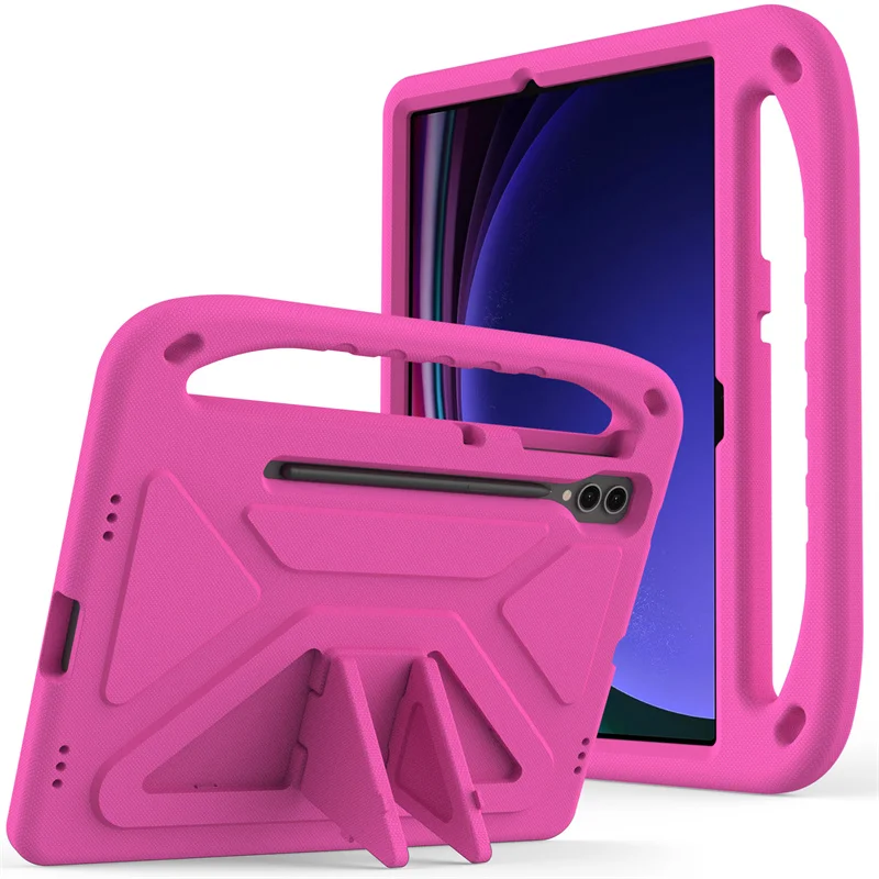 

Kids Case For Samsung Galaxy Tab S10 Plus 12.4 inch SM-X820 SM-X826B 2024 Case S7FE S8 S9 Plus 12.4 EVA Shockproof Stand Cover