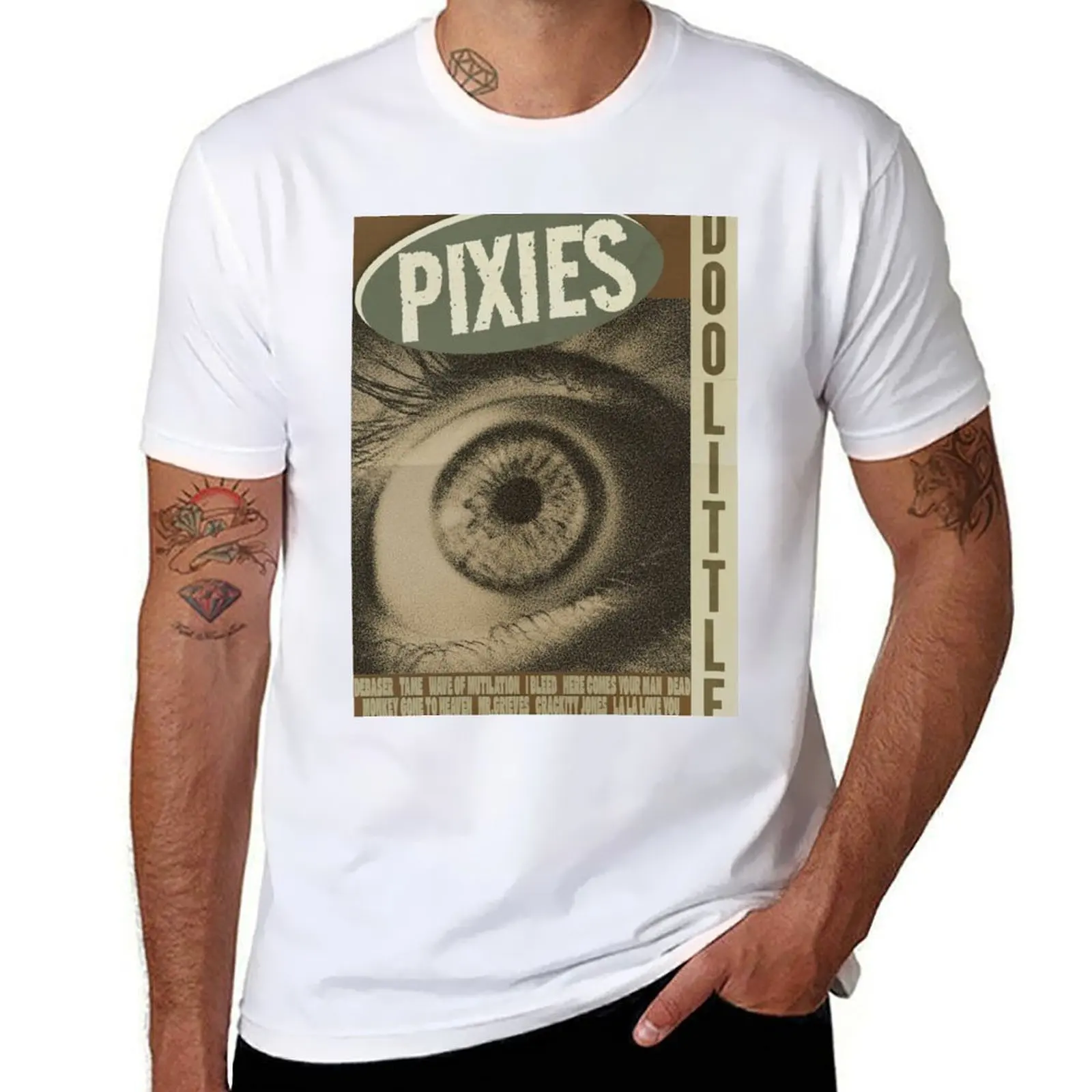 Póster del álbum Pixies Doolittle, camiseta para hombre, camiseta informal para hombre