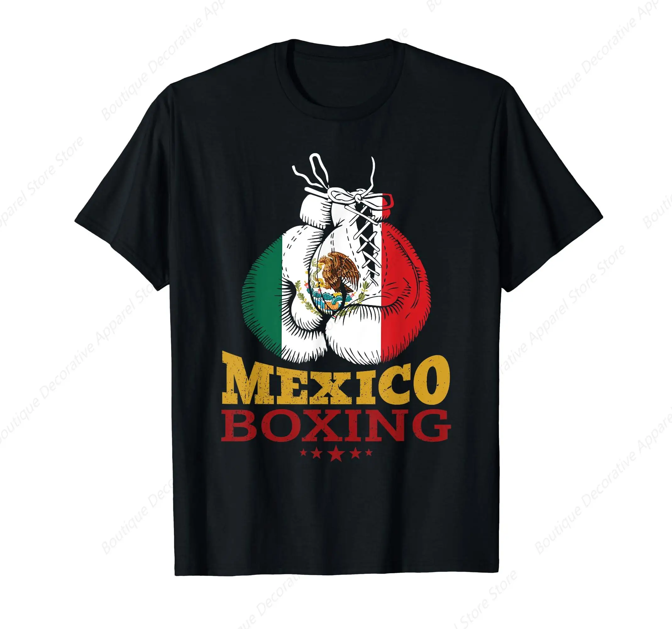 Mexico Flag Boxing Gloves Mexican Pride Shirt