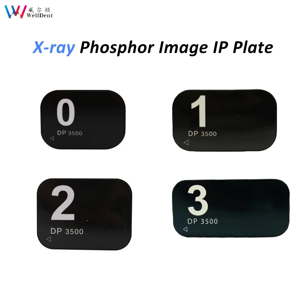 Dental Phosphor Image Plate IP Plate X-Ray Scanner Medical Radiovisograph Phosphor Storage Plates for General Scanner 0# 1# 2# 3