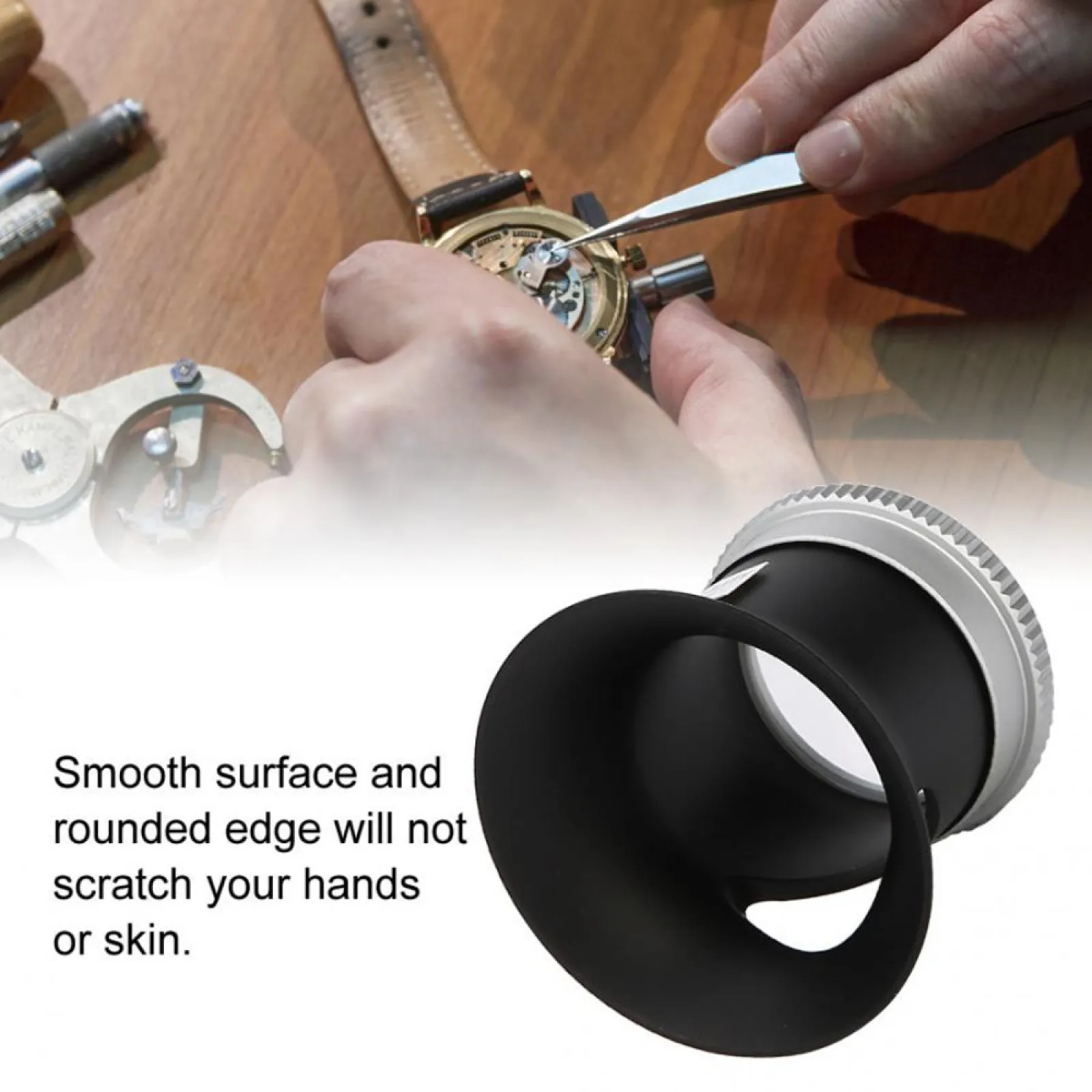 10/20X Optional High Multiplier Watch Magnifier 23.4cm Magnifying Glasses Loupe Jewel Watchmaker Repair Tool