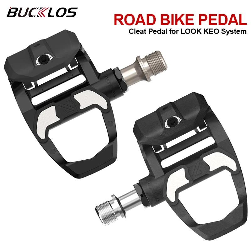 AliExpress BUCKLOS Road Bike Pedal for LOOK Carbon/Nylon Bicycle Self-Locking Pedal Bearing Clipless Cycling Cleat Pedal for KEO Bike Parts