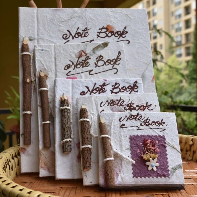 Thai Floral Paper Notebook, Exquisite Creative Notebook, Graduation Gift, Student Notebook