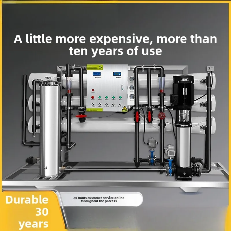 

Large Industrial 10 Ton Equipment RO Reverse Osmosis Pure Machine Commercial Water Purifier Filter Laboratory