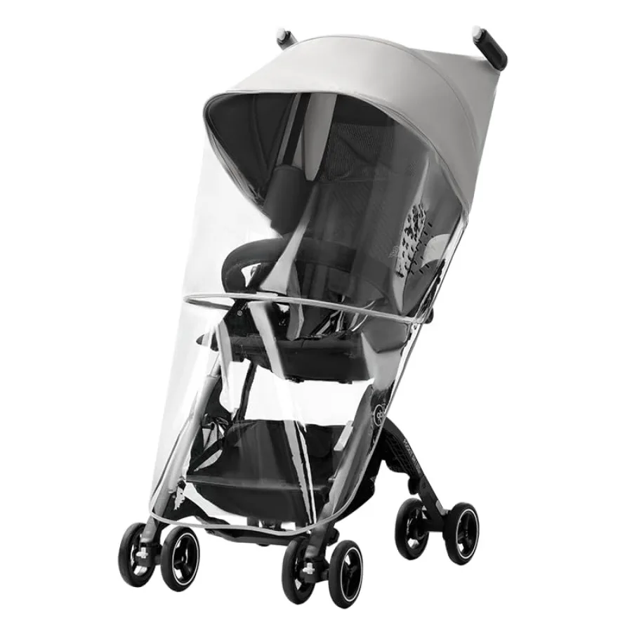 

gb Rain Cover for Pockit Stroller- Clear Waterproof and Windproof Baby Stroller Protector with Zipper, Rain Shield for Infant T
