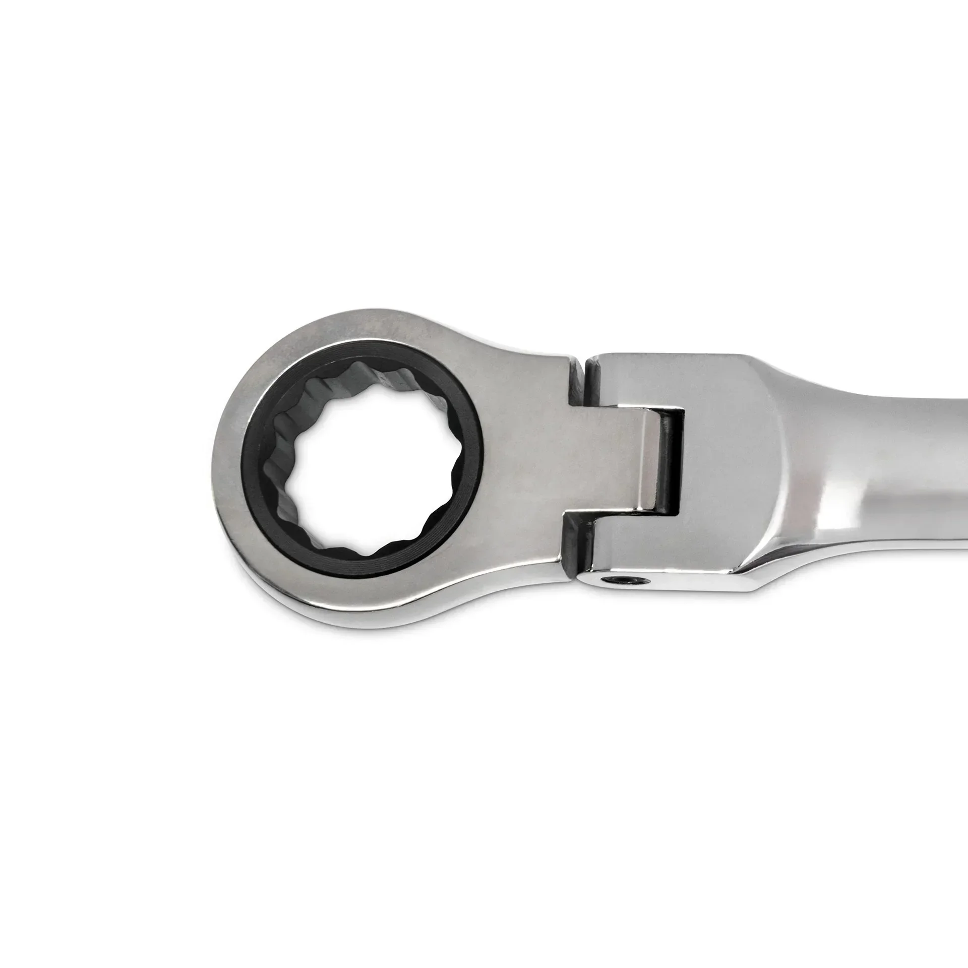 Imagem -03 - Flexible Pivoting Head Ratchet Chave Curta Chave de Garagem Metric Hand Tool Mm19 mm Auto e Reparação Doméstica 1pc