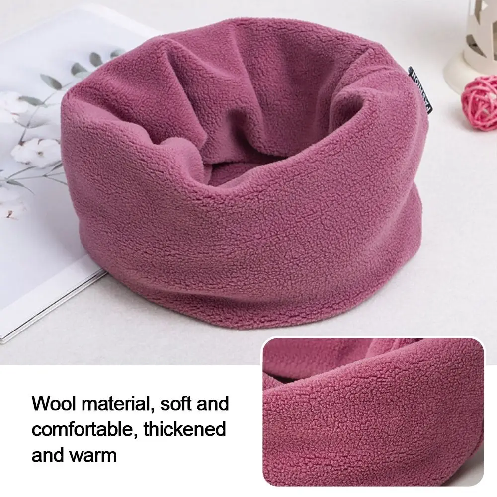 Winter Scarf For Women Men Warm Fleece Scarf Neck Warmer Circle Ski Climbing Scarf Neck Scarves Collar Scarf