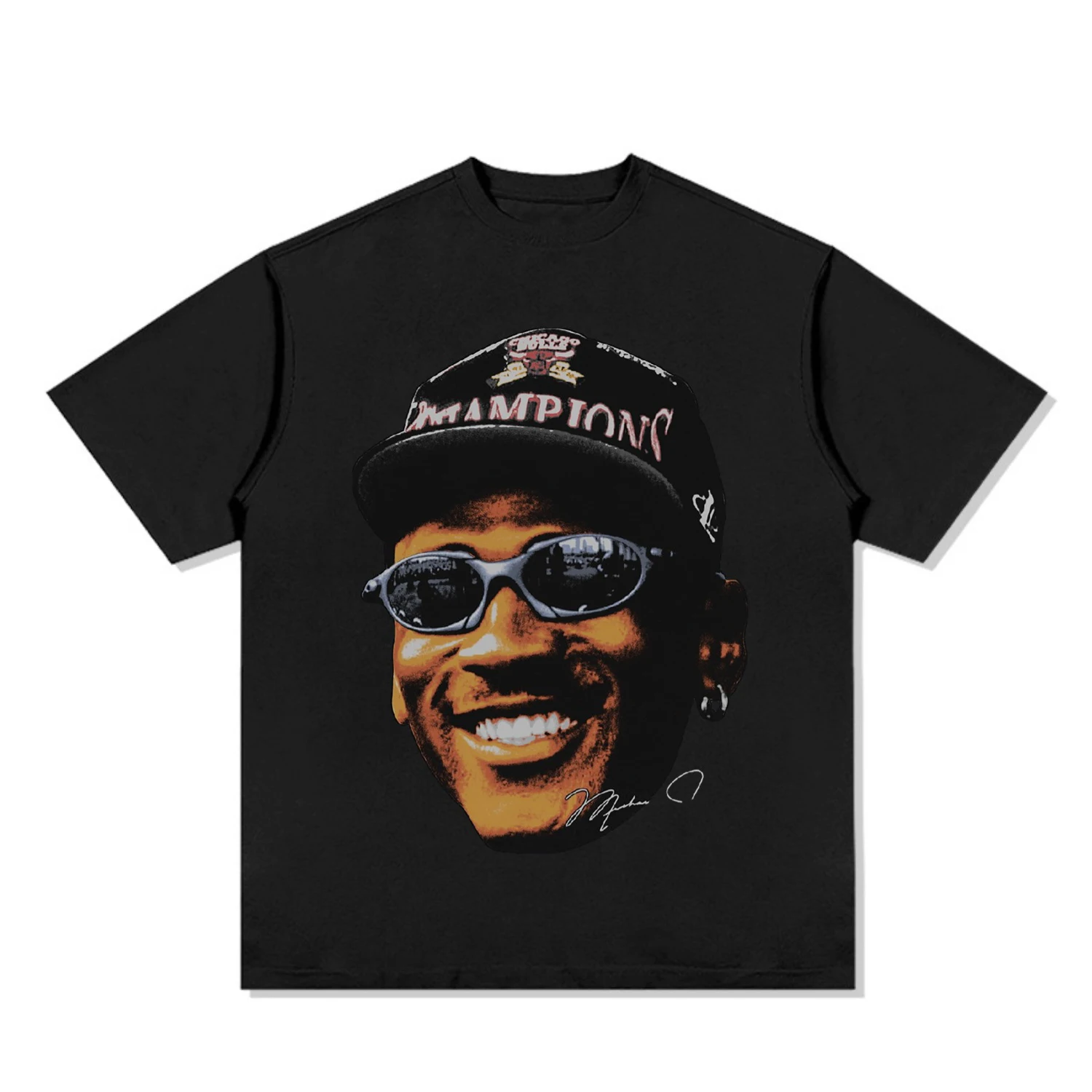 Basketball star Rodman/Iversen/Anthony printed cotton short sleeve basketball fan commemorative T-shirt Summer sweatshirt