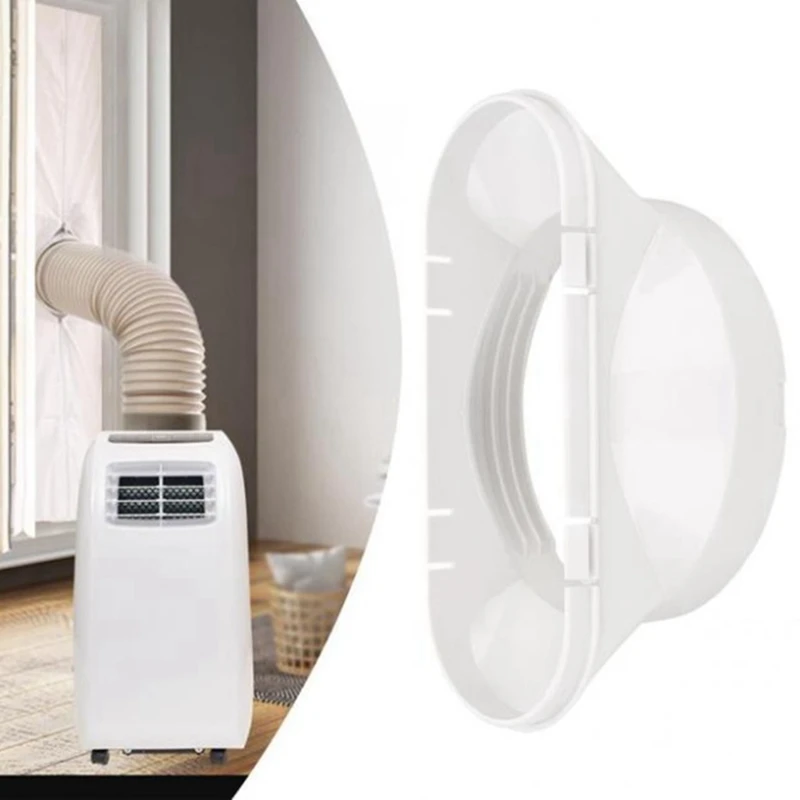 Flachdüsen-Schnittstelle, 130 mm, mobile Klimaanlage, Auspuffrohr-Schnittstelle, Zubehör für flache Düsenverbindungen