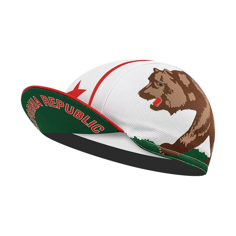 New popular cycling cap,polyester polyester,sweat absorbent,unisex,cartoon bear