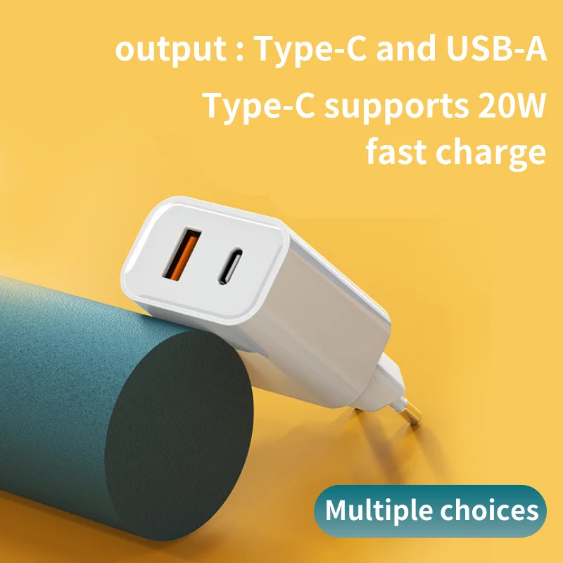 PD 20W Quick Charge Europe America Italy Switzerland  USB Type C  Multi-functional Charger Travel Abroad Conversion Plug