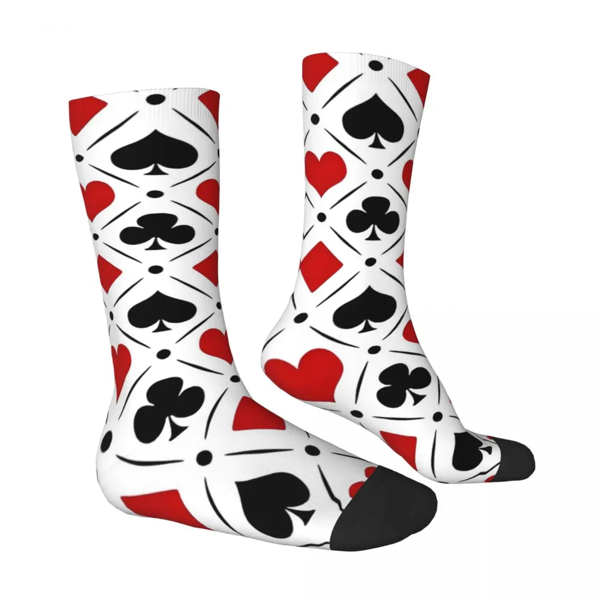 Playing Card Suits Symbols Socks 1540863599.7309 Stockings Spring Trendy Breathable Socks Custom Climbing Non Slip Socks