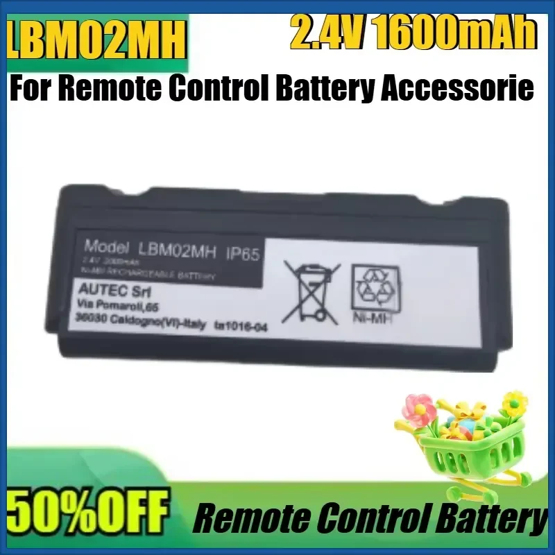 New LBM02MH 2.4V 1600mAh high quality Battery For Remote Control Battery Accessorie