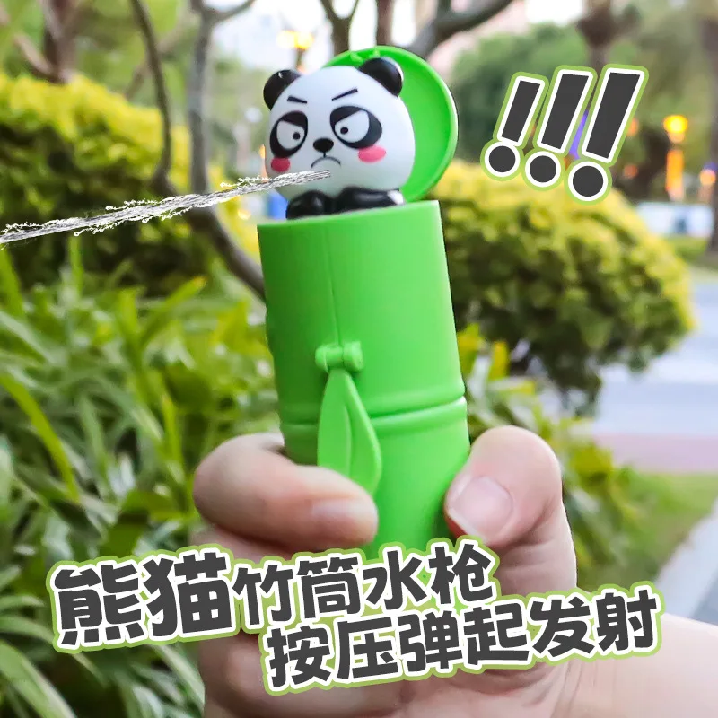 Wasserpistole Sommer Outdoor Wasser Spray Mini Pistolen Reichweite Pools Strand Wasser Kampf Spaß Spielen Spielzeug Kinder Jungen Mädchen Panda Zufällig