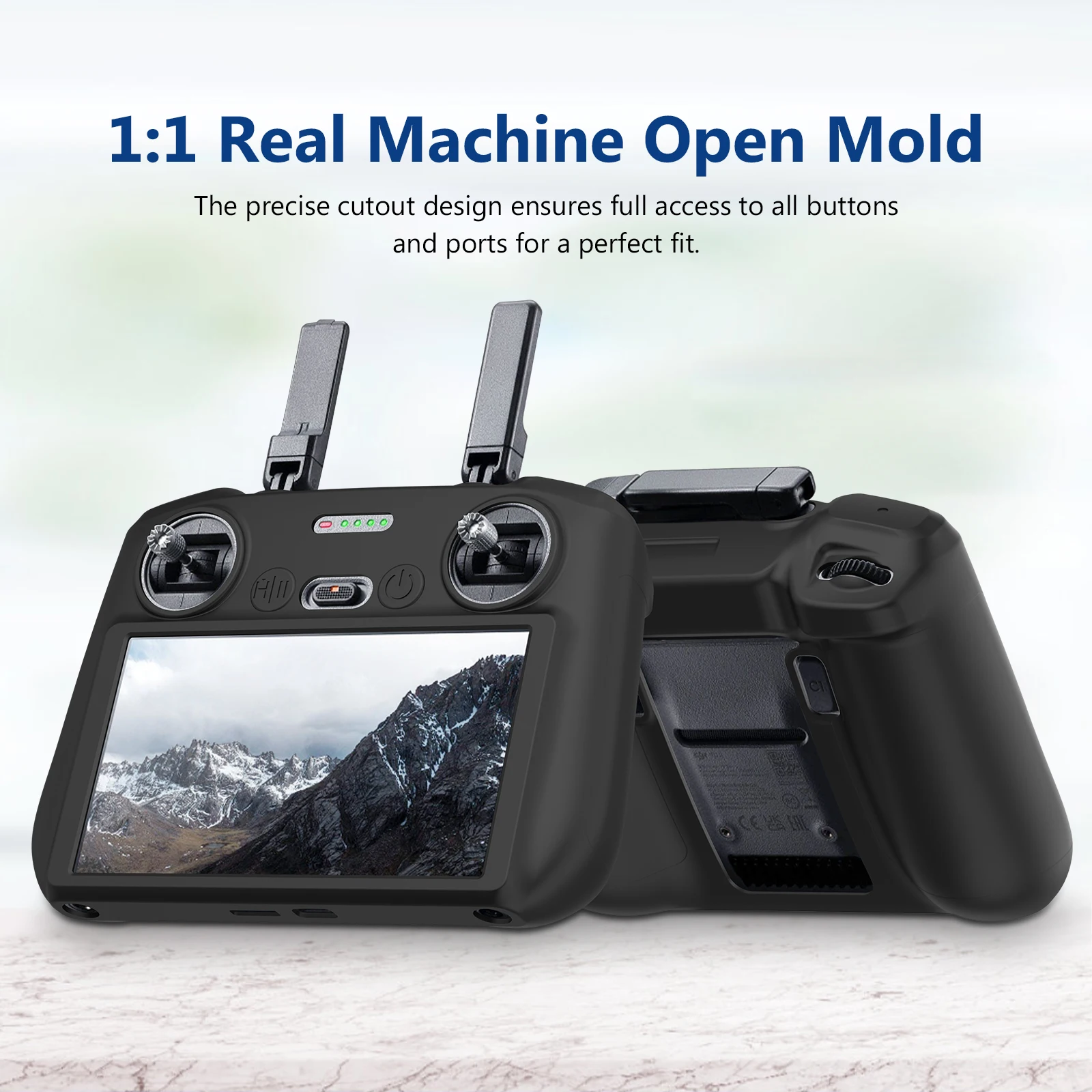 Siliconen Hoesje Voor Dji Rc/Rc 2(Air 3/Air 2S/Mini 3 Pro/Mavic 3 Pro/Classic/Mini 4 Pro) Beschermhoes Scherm Anti-Kras