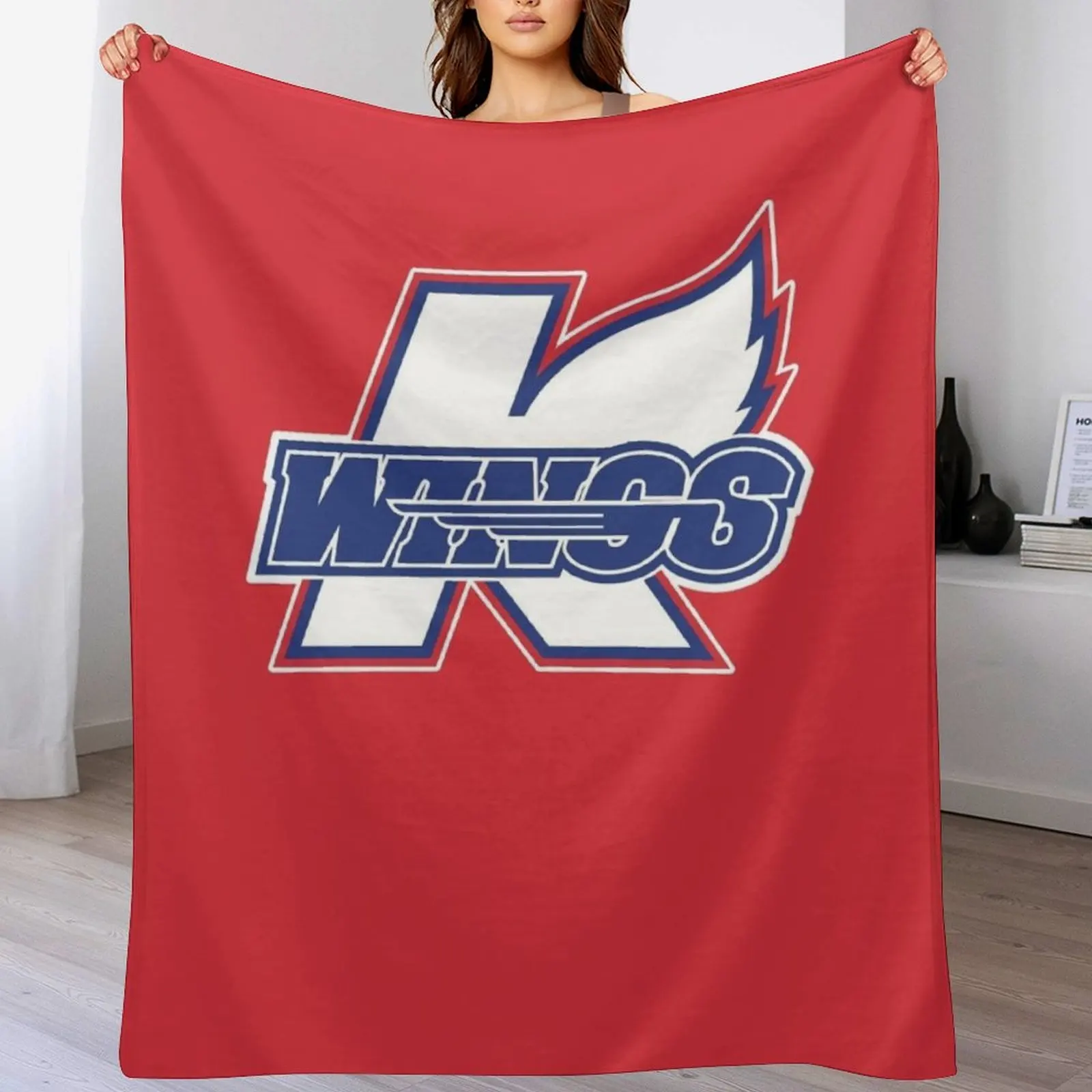 

Kalamazoo Wings Throw Blanket Decorative Sofas Plush Blankets