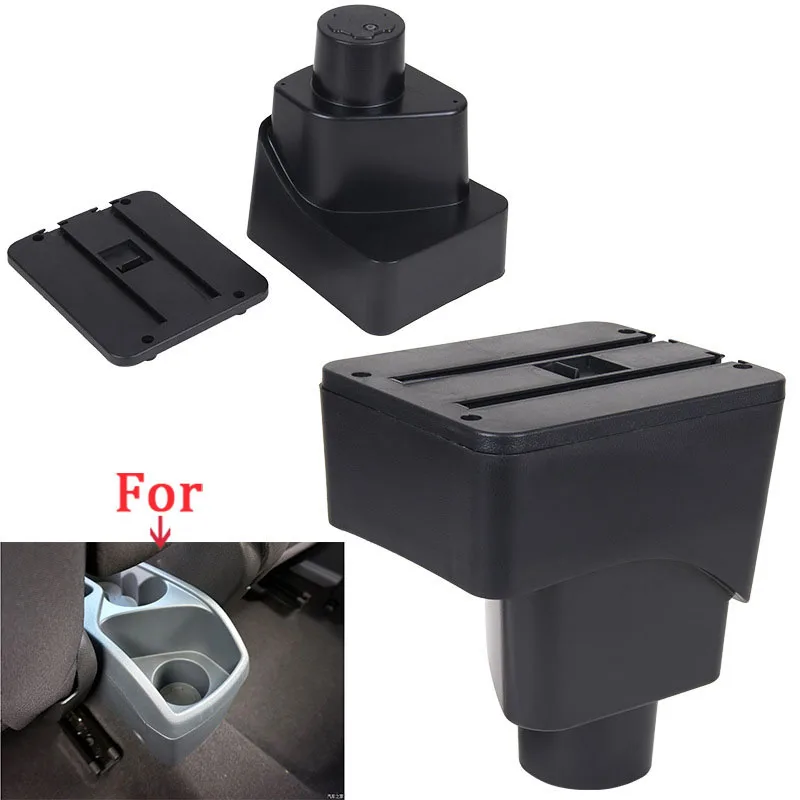 For FORD EcoSport Armrest box 2013-2017 Retrofit parts Interior Storage box Simple installation Car Accessories Curved surface