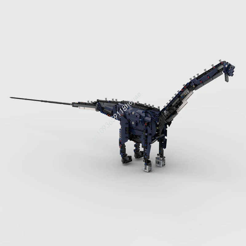 

880 шт. MOC Diplodocus, технические строительные блоки, строительные рождественские игрушки, подарок, пластик, образовательный, креативный, STEM STEAM, обучение