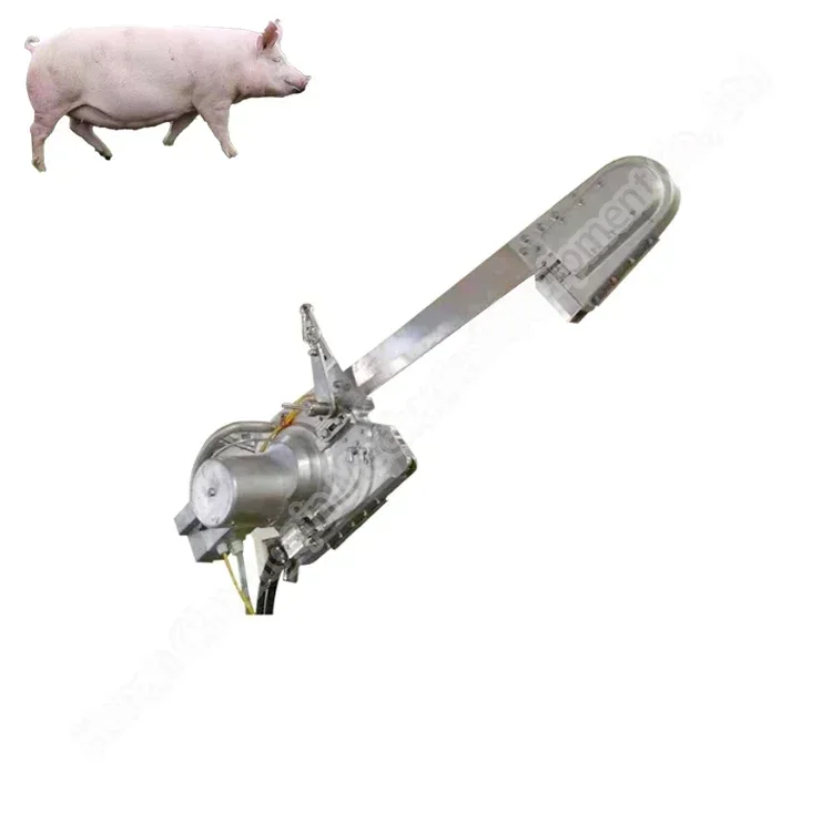 Small cattle slaughter equipment stunning gun in slaughtering equipment Pig Slaughter Splitting Saw