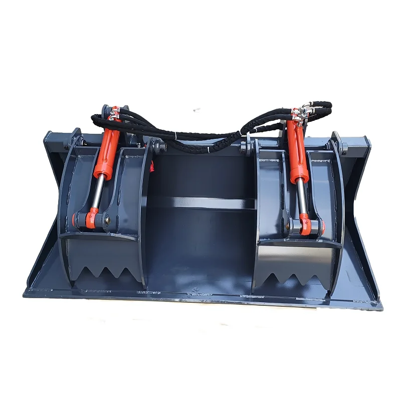 

Slip steering grab factory direct supply long-term use excavator accessories hydraulic wood log grab for sale