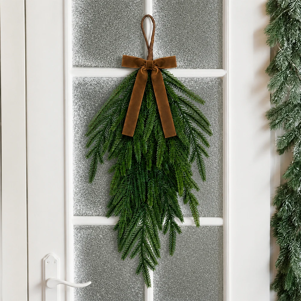 พวงหรีดคริสต์มาสโนร์ฟอล์กเทียม - Christmas Wreath Fake บทวิจารณ์และราคา