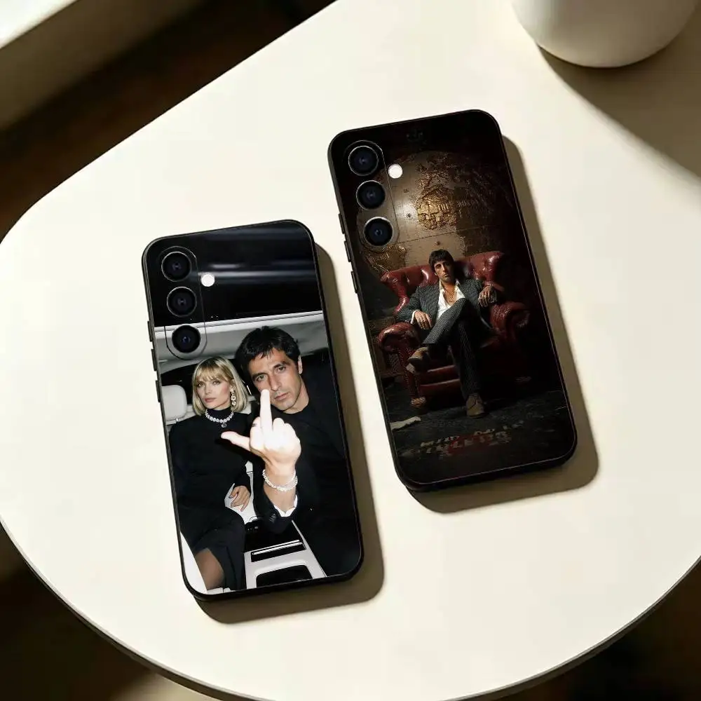 The World Is Yours S-Scarfaces   Black Soft Silicone Phone Case for Samsung Galaxy A73, A42, A72, A70, A53, A52, A51