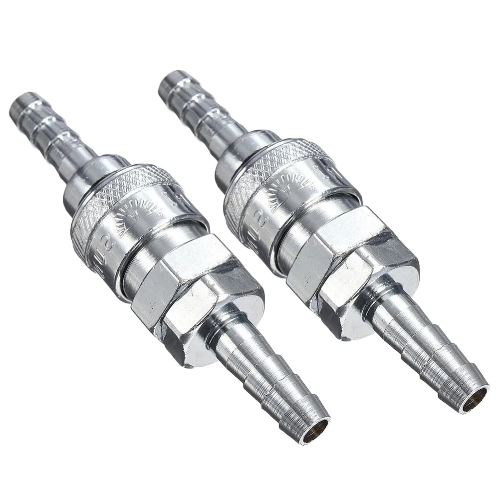 2 PCS Pneumatic Straight Reducer Hose Connector Through Fittings Air Tube Connectors