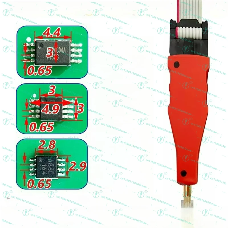 

Эластичный тестовый зонд-игла для программирования микрочипов и микропроцессоров