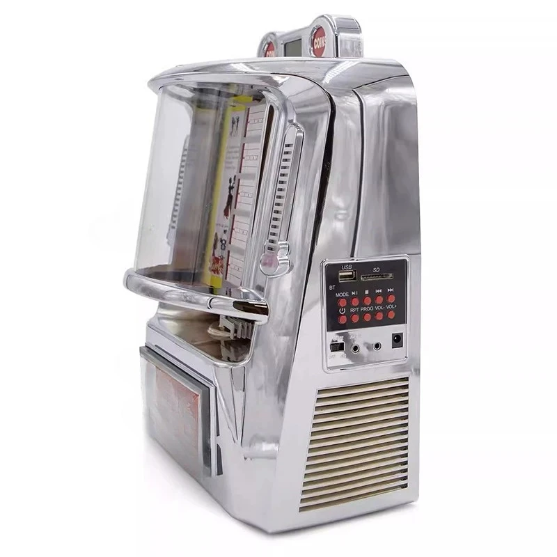 

Retro desktop jukebox, bluetooth speaker