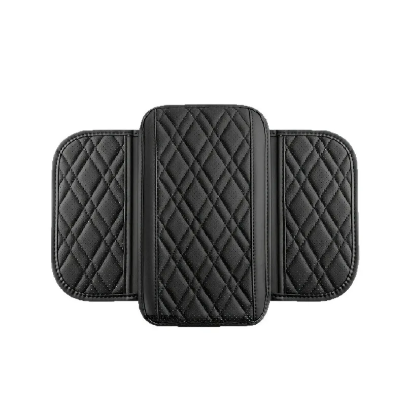 Drop Shipping Four Season Universal Car Armrest Cushion Multifunctional Center Console Storage Pocket Vehicle Elbow Rest Pad1PCS