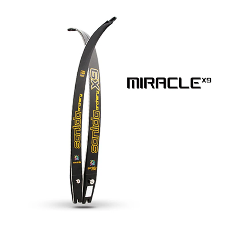 

Sanlida Miracle X9 ILF Limbs 68" 16-44 LBS Graphite Foam Intermediate Recurve Bow Limbs Hunting Shooting Outdoor Sport