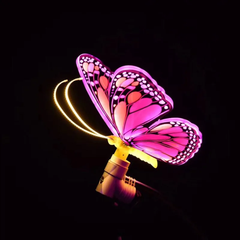 LED luminous butterfly modeling light, park lawn lighting decorative light