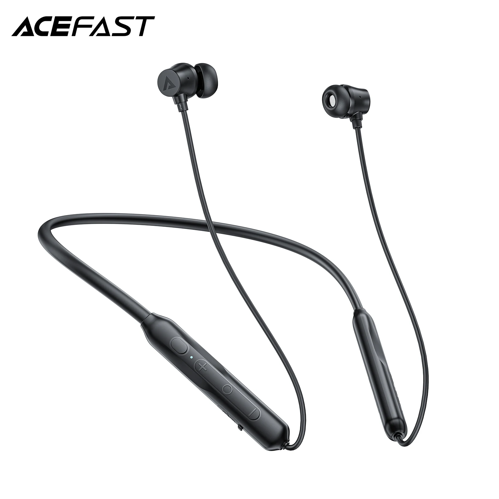 

ACEFAST N3 Neckband Wireless Bluetooth 5.4 Earphone 30dB ANC Noise Cancelling Earbuds 60 Hours longtime Use Music Sport Earphone