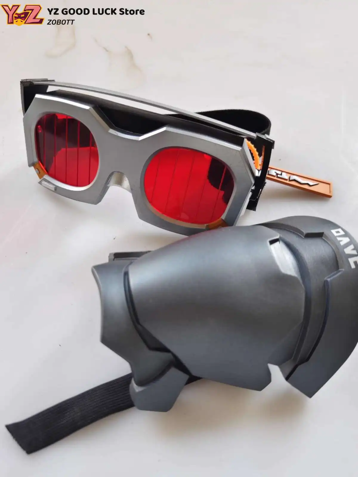 Zenless Zone Zero Grace Howard Nail Gun Girl نظارات واقيات الركبة درع الركبة كوس الدعائم قناع درع