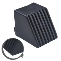 2Pcs Fitness Equipment Square End Cap Foot Cover Protectors Gym Accessories Plastic Square Tube Sleeve High-strength