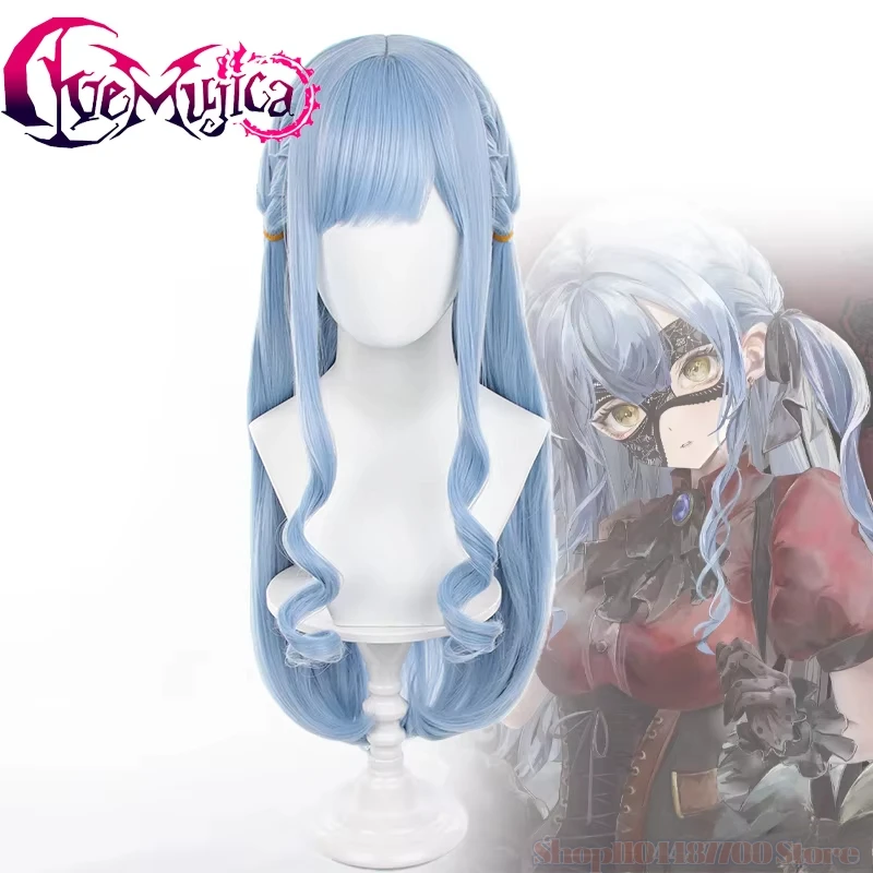 

New Anime BanG Dream! Sakiko Togawa Cosplay Costume Wig Adult Women Blue Hair Heat Resistant Synthetic Wigs Prop