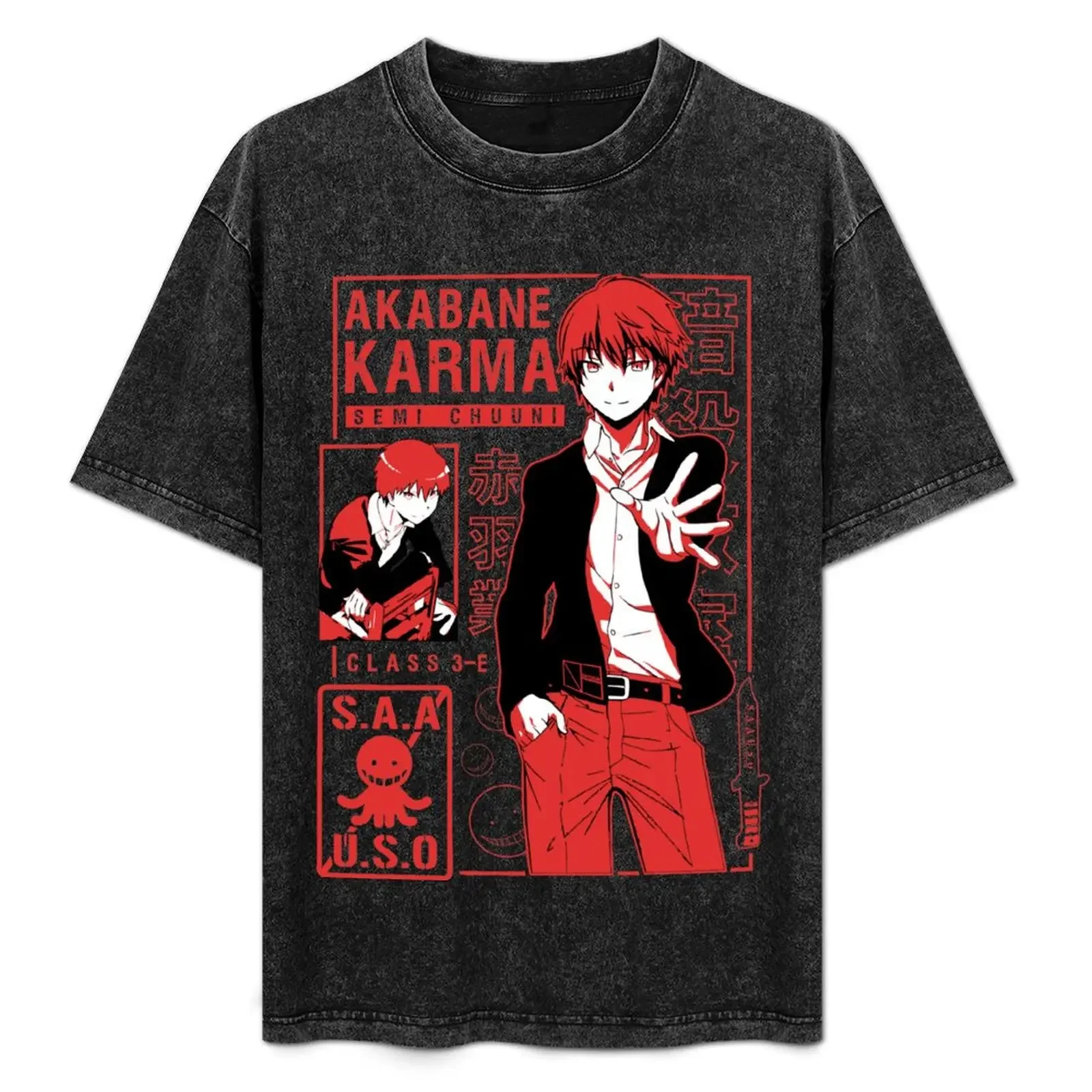 

KARMA AKABANE T-Shirt fashion shirts hippie clothes korean fashion Short sleeve tee t shirts for men graphic