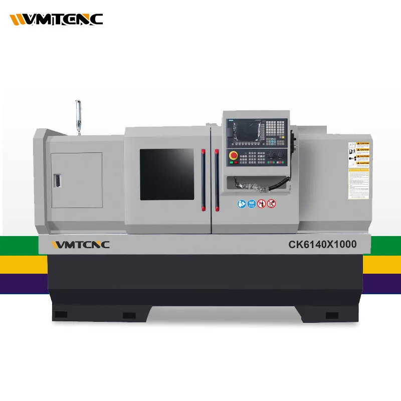 Teaching 2 Axis Lathe CK6140 1000Mm Cnc Lathes Process Parts