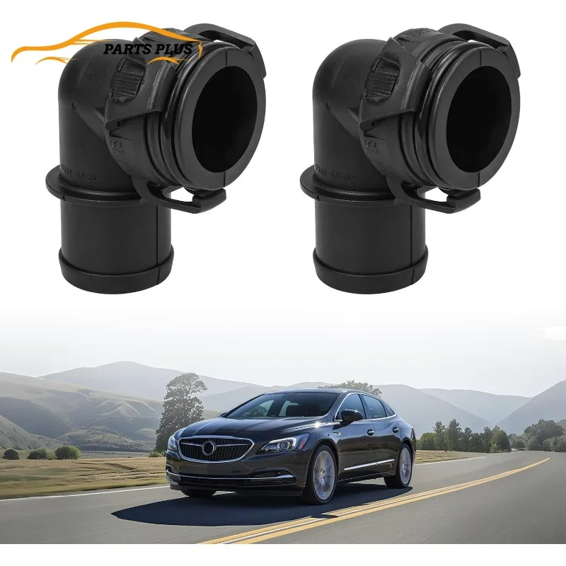 20847910 20795717 Radiator Coolant Hose Connector for 2014-2017 Chevy Impala 2010-2019 Cadillac SRX/XTS 2010-2017 Buick LaCrosse