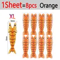 1 Sheet Orange XL