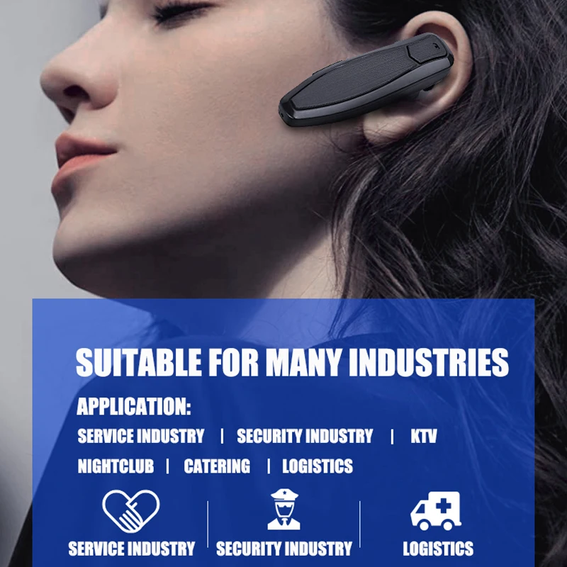 Bluetooth‑compatible Wireless Headset PTT Handsfree Earpiece for Baofeng UV 5R 82 21 13 17 888S Quansheng UV K5 (8) 5R Plus K6 - view 2