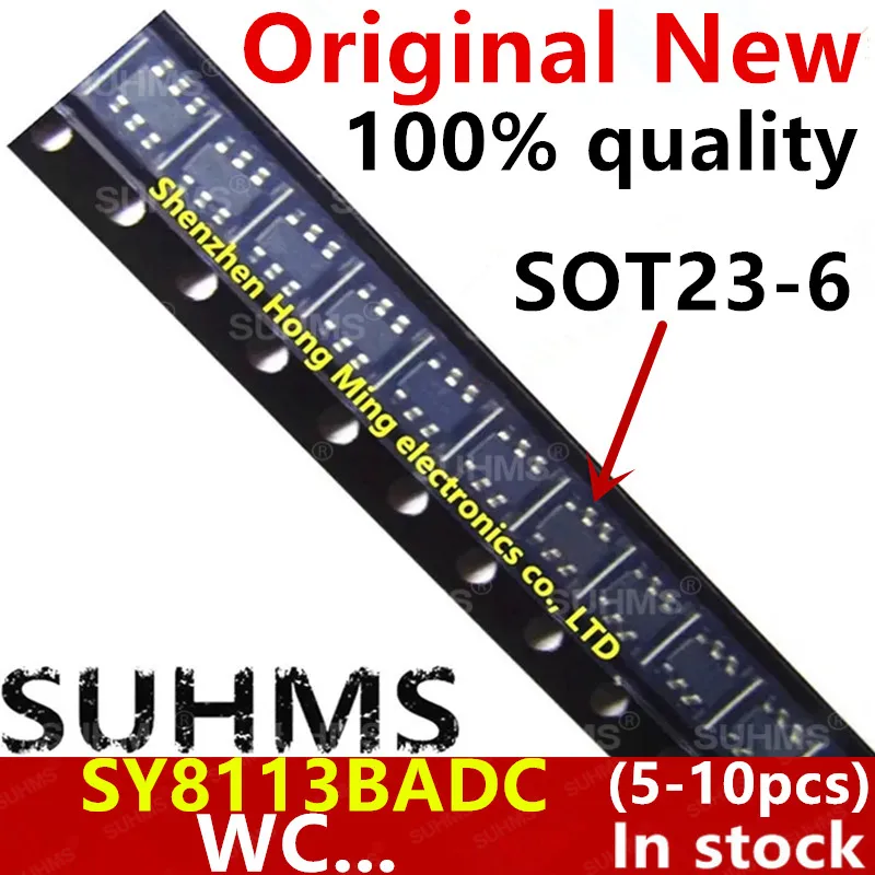 (5-10piece) 100% New SY8113BADC SY8113B SY8113 WC5ZI WC4FZ WC... sot23-6 Chipset