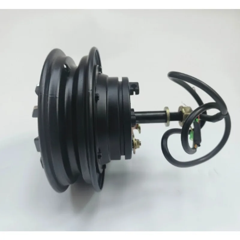 10 Inch 48V 500W Brushless Hub Motor with Tire, Single Axle Drum Brake for 3-Wheel Electric Mobility Scooter