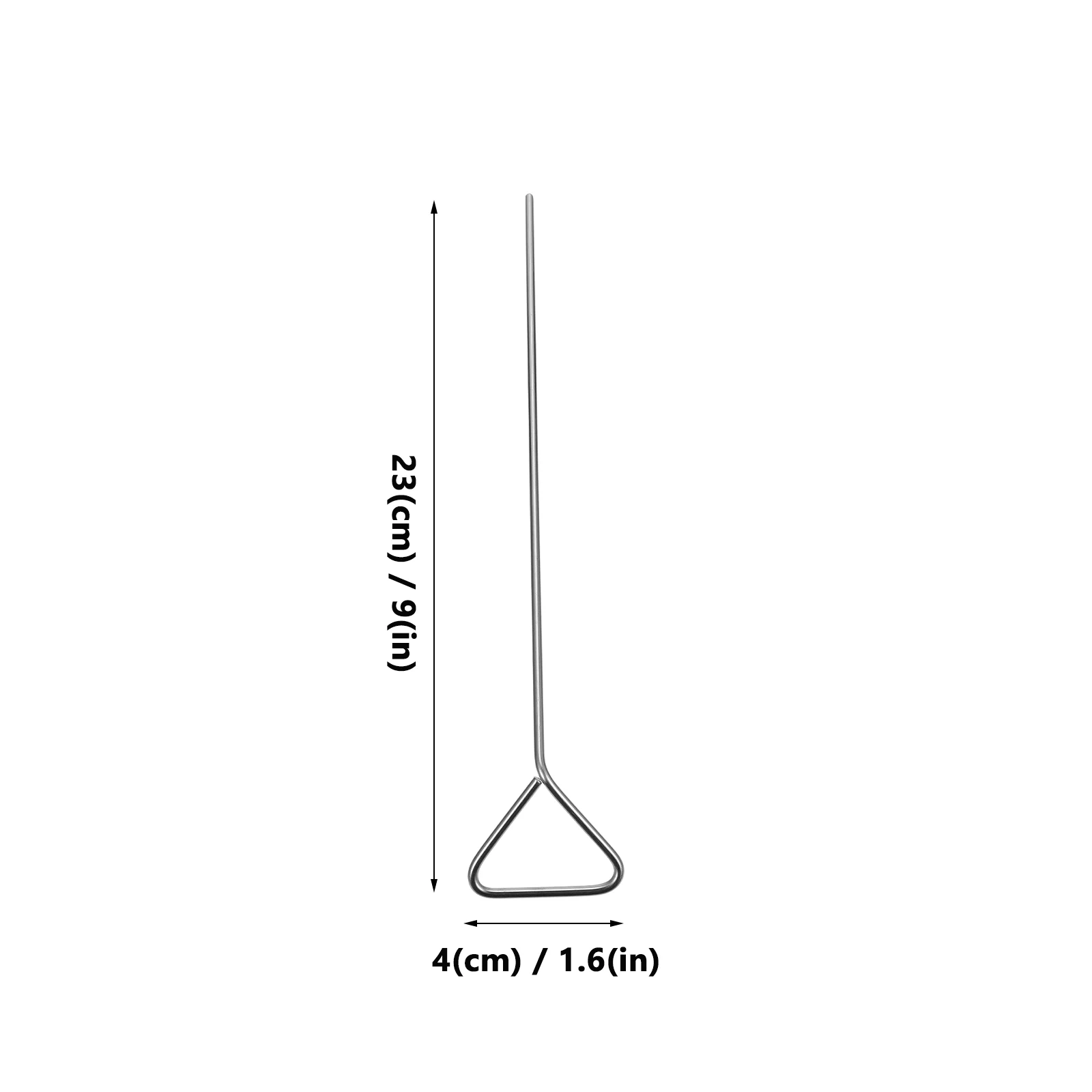 Varilla de recubrimiento de acero inoxidable, suministros de células de laboratorio, gota extendida de Metal ancha, 4 Uds.