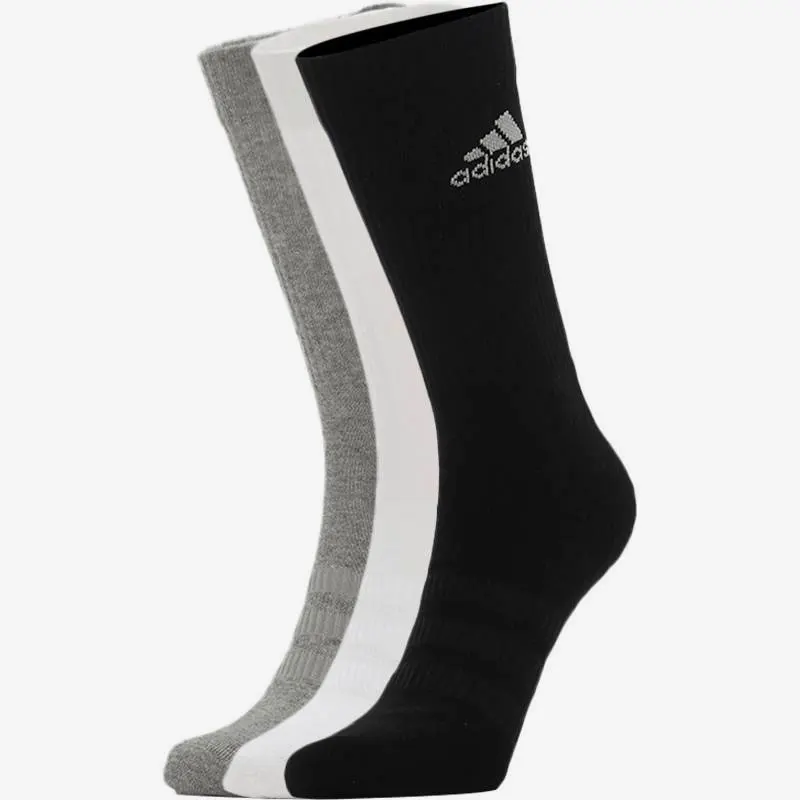 

Adidas genuine men's and women's breathable mid tube sports socks three pairs set GC7317