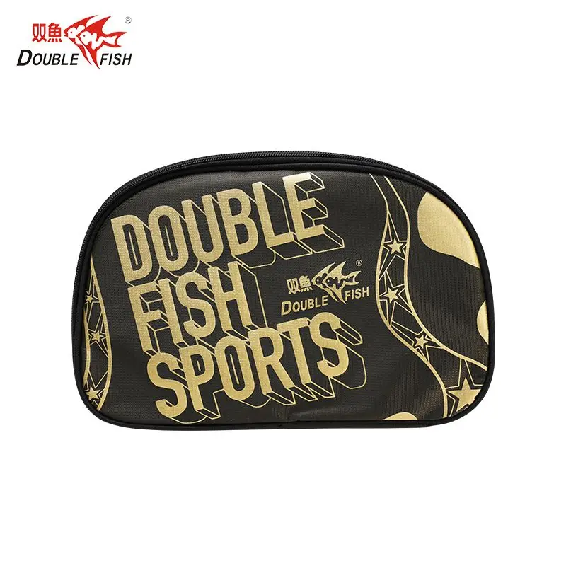 Double Fish Table Tennis Racket Bag, Racket Storage Bag, Large Capacity Portable Square Ball Board Bag, Racket Cover