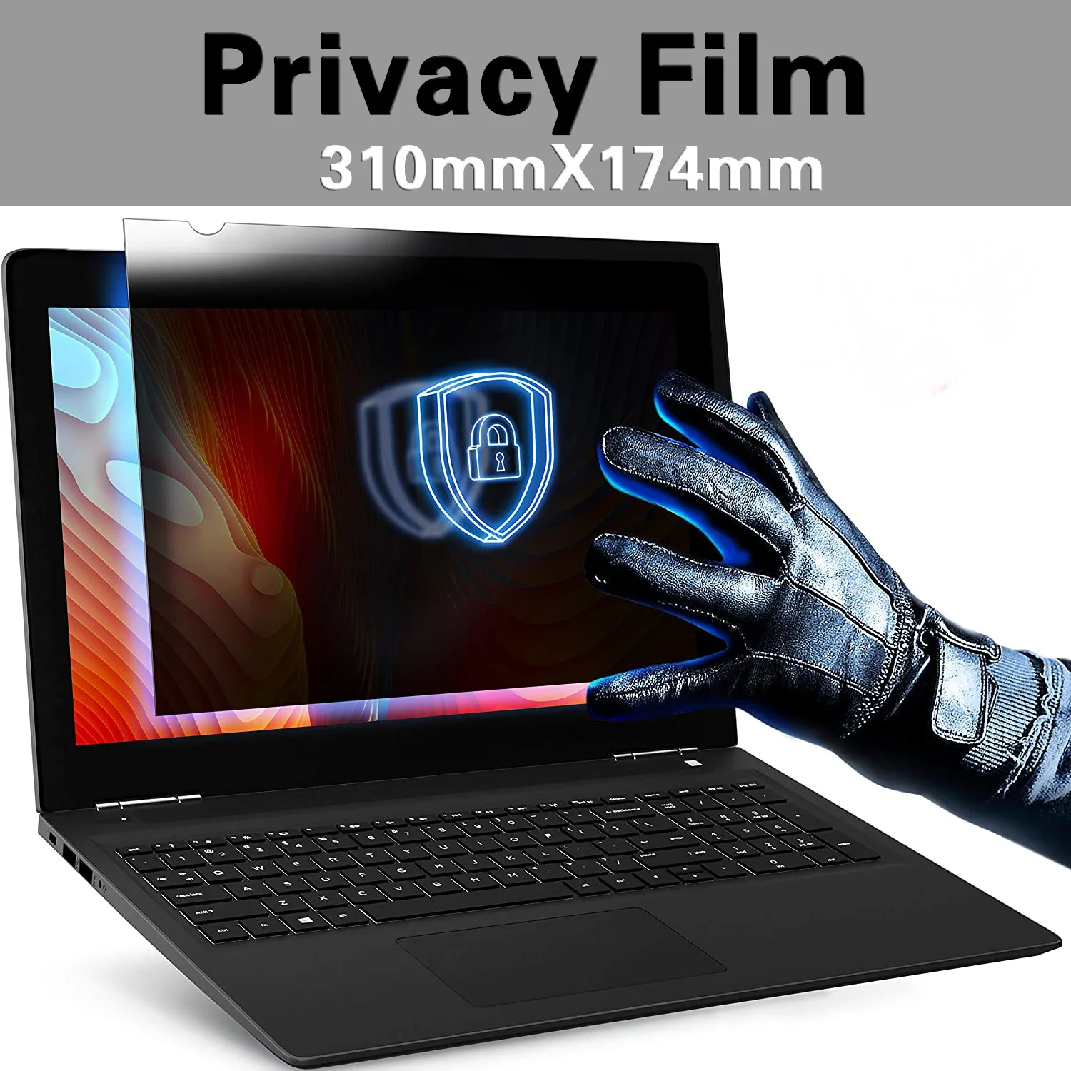 Wholesale 14 inch (310mm*174mm) Privacy Filter Anti spy Screens protective film for 16:9 Laptop