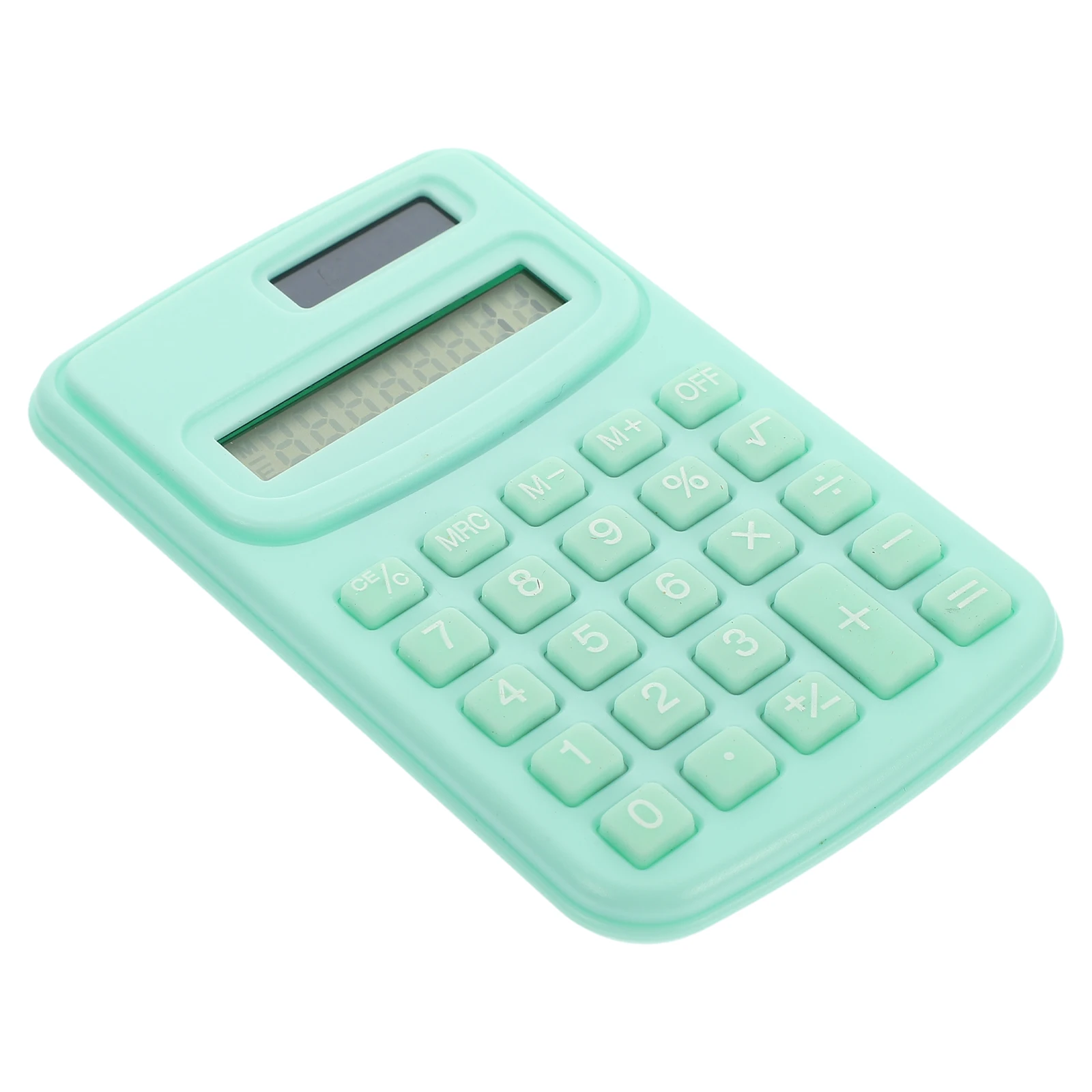 

Portable Calculator Compact Candy Color Design Plastic Silicone Material Simple Electronic Calculation Tool For School