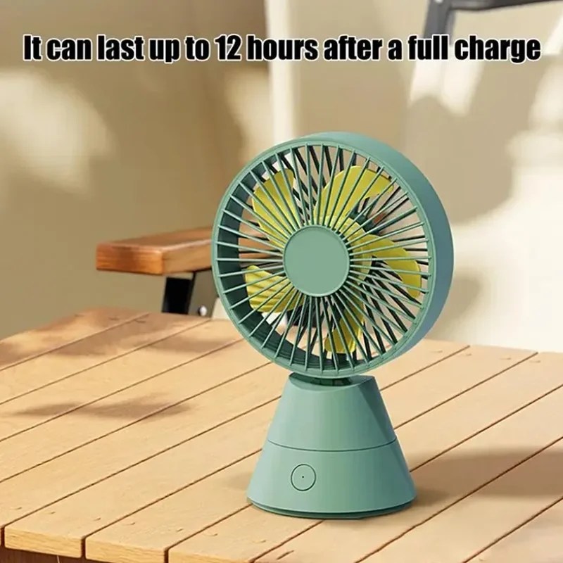 

Desk USB Fans Shake Head Adjustment 3 Speeds Cooling Fan Lightweight Multifunctional Must Have For Office Picnic Table Bedside