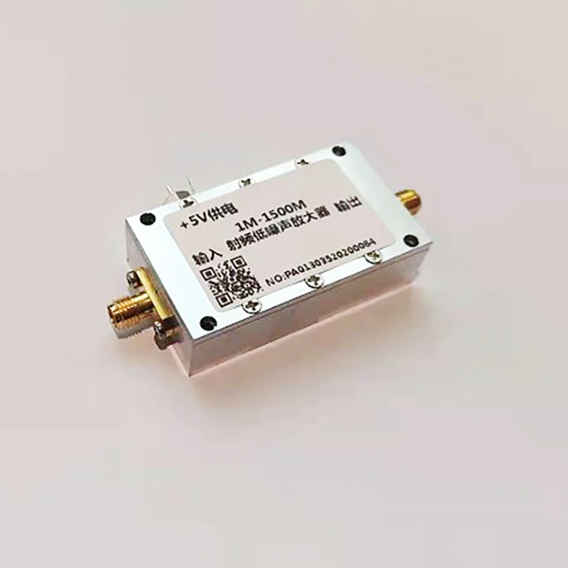 

1M-1.5G RF low noise amplifier IF amplifier 40dB high gain LNA UHF VHF receiving amplifier